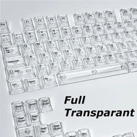 Clear, Transparent Keycap Set